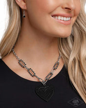 Load image into Gallery viewer, Roadside Romance - Black Rhinestones Necklace - Pink Diamond 2025