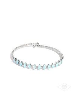 Dandy Dance - Blue Coil Bracelet - Pink Diamond 2025