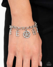 Load image into Gallery viewer, Yeehaw Yell White Charm Bracelet