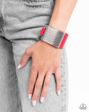 Load image into Gallery viewer, Studded Synchronism - Red Bracelet