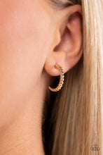 Load image into Gallery viewer, Olympian Oath - Gold Hoop Earrings