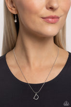 Load image into Gallery viewer, Letter of the Law - White - D Necklace