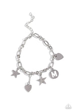 Load image into Gallery viewer, Legacy Letters - White - M Bracelet