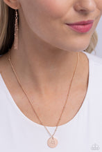Load image into Gallery viewer, Initial Elegance - Rose Gold - B Necklace