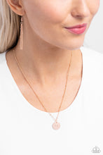 Load image into Gallery viewer, Initial Elegance - Rose Gold - D Necklace