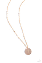 Load image into Gallery viewer, Initial Elegance - Rose Gold - I Necklace