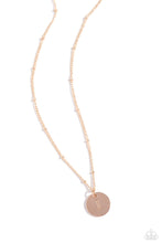 Load image into Gallery viewer, Initial Elegance - Rose Gold - J Necklace