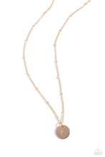 Load image into Gallery viewer, Initial Elegance - Rose Gold - L Necklace