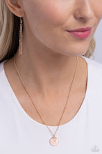 Load image into Gallery viewer, Initial Elegance - Rose Gold - M Necklace
