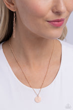 Load image into Gallery viewer, Initial Elegance - Rose Gold - O Necklace