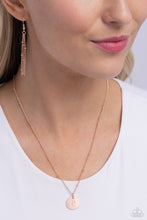 Load image into Gallery viewer, Initial Elegance - Rose Gold - P Necklace