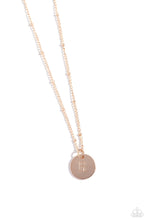 Load image into Gallery viewer, Initial Elegance - Rose Gold - R Necklace