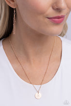 Load image into Gallery viewer, Initial Elegance - Rose Gold - R Necklace