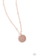 Load image into Gallery viewer, Initial Elegance - Rose Gold - S Necklace