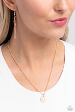 Load image into Gallery viewer, Initial Elegance - Rose Gold - S Necklace