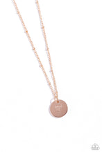 Load image into Gallery viewer, Initial Elegance - Rose Gold - T Necklace