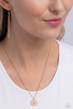 Load image into Gallery viewer, Initial Elegance - Rose Gold - U Necklace