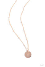 Load image into Gallery viewer, Initial Elegance - Rose Gold - W Necklace