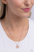 Load image into Gallery viewer, Initial Elegance - Rose Gold - W Necklace