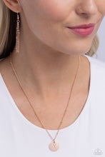Load image into Gallery viewer, Initial Elegance - Rose Gold - Y Necklace