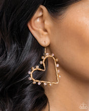 Load image into Gallery viewer, HEART of Your World - Gold Earring