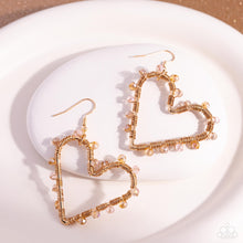 Load image into Gallery viewer, HEART of Your World - Gold Earring