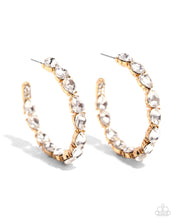 Load image into Gallery viewer, Presidential Pizzazz - Gold Earrings