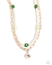Load image into Gallery viewer, Painted Pageantry - Green Necklace