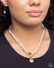 Load image into Gallery viewer, Painted Pageantry - Green Necklace