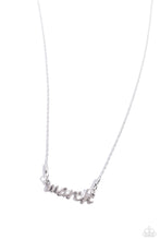 Load image into Gallery viewer, Birth Month Bling - March - Silver Necklace