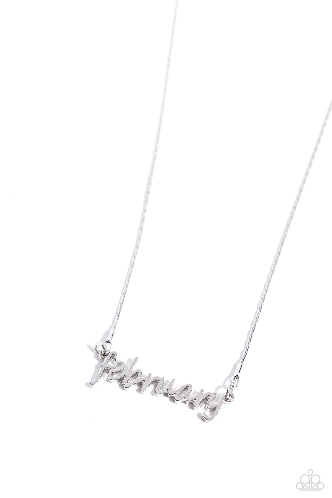 Birth Month Bling - February - Silver Necklace