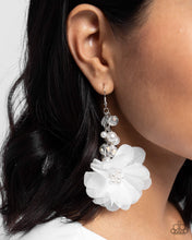 Load image into Gallery viewer, Fashionable Flower Girl - White Earrings