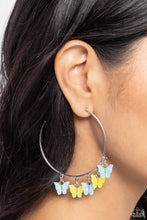 Load image into Gallery viewer, Bemusing Butterflies - Blue Earrings