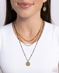 Dainty Development - Brass Necklace