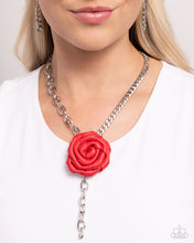 Load image into Gallery viewer, ROSE and Cons - Red Necklace