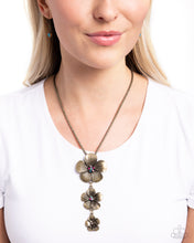Load image into Gallery viewer, Wallflower Whimsy - Brass Necklaces