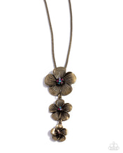 Load image into Gallery viewer, Wallflower Whimsy - Brass Necklaces