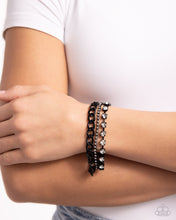 Load image into Gallery viewer, Colorful Canvas - Black Bracelet
