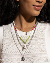 Load image into Gallery viewer, Oceanic Obligato - Green Necklace