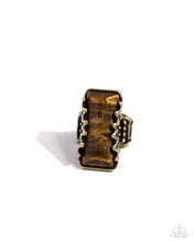 Load image into Gallery viewer, Scalloped Stone - Brass