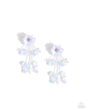 Load image into Gallery viewer, Floral Future - White Earrings