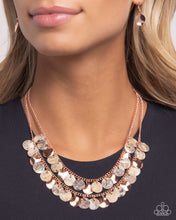 Load image into Gallery viewer, Flickering Finesse - Copper Necklace