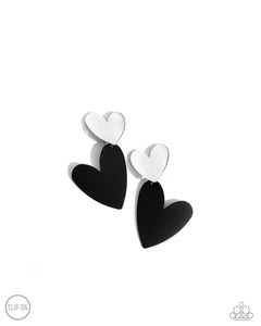 Romantic Occasion - Black Earrings
