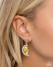 Load image into Gallery viewer, Lady Lemon - Yellow Earrings