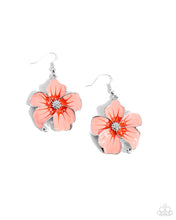 Load image into Gallery viewer, Floral Flavor - Orange Earrings