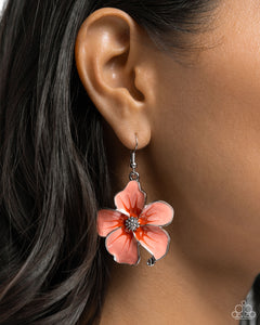 Floral Flavor - Orange Earrings