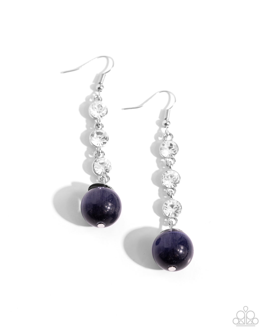 Classy Cadence - Blue Earrings