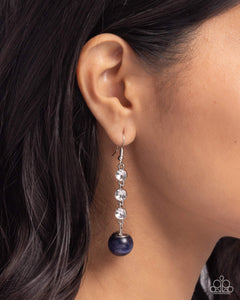 Classy Cadence - Blue Earrings