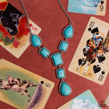 Load image into Gallery viewer, Defaced Deal - Blue Necklace