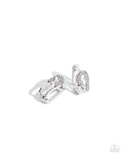 Load image into Gallery viewer, Safety Pin Secret - White Earrings